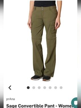 Prana Sage Convertible Pants, 10